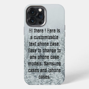 Benutzerdefinierter DIY-Text und Bild erstellen Si iPhone 13 Pro Max Hülle