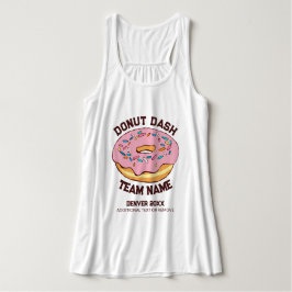 Benutzerdefinierter Donut-Dash-Team-Tank Tank Top