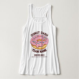 Benutzerdefinierter Donut-Dash-Team-Tank Tank Top