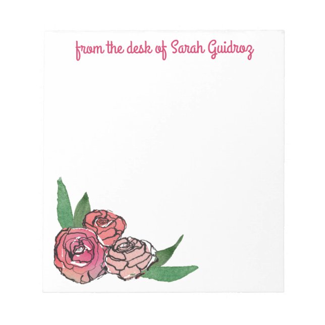 Benutzerdefinierter Editor für Aquarell und Tinte Notizblock (Vorderseite)