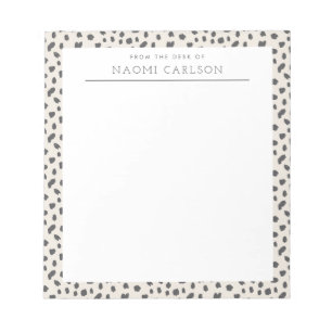 Benutzerdefinierter Editor für Dalmatiner-Überredu Notizblock