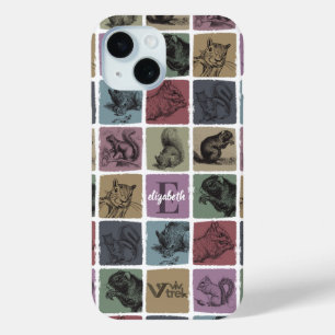 Benutzerdefinierter Eichhörnchen-Name Anfangs Retr Case-Mate iPhone Hülle