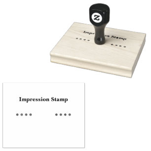 Benutzerdefinierter Eindruck-Stempel Personalisier Gummistempel
