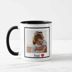 Benutzerdefinierter Einfacher Foto-Vater-Becher Tasse