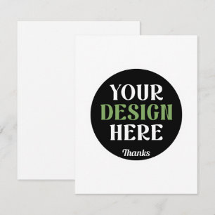 benutzerdefinierter, einzigartiger, schlanker und  begleitkarte