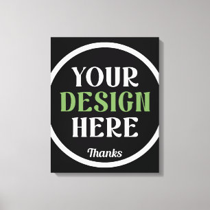 benutzerdefinierter, einzigartiger, schlanker und leinwanddruck