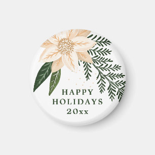 Benutzerdefinierter eleganter Weihnachtsstern Weih Magnet