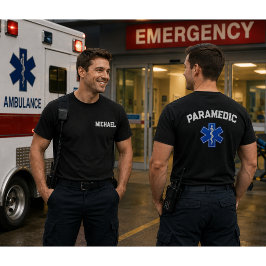 Benutzerdefinierter EMT / Paramedic First Responde T-Shirt