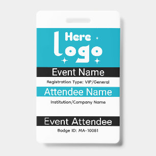 Benutzerdefinierter Expo-ID-Ausweis mit QR-Code Ausweis