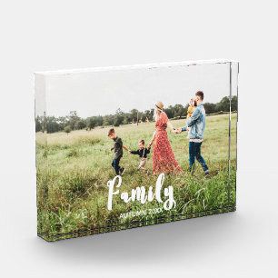 Benutzerdefinierter Familienfoto-Andenkenblock Pho Fotoblock