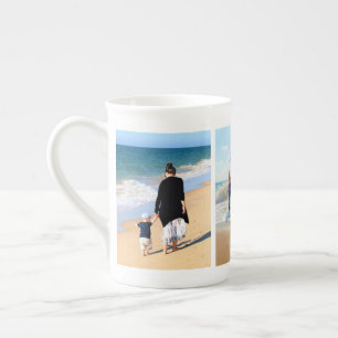 Benutzerdefinierter Familienfoto-Collage-Becher Prozellantasse