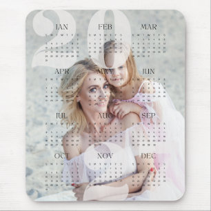 Benutzerdefinierter Familienfoto- und Farbjahreska Mousepad