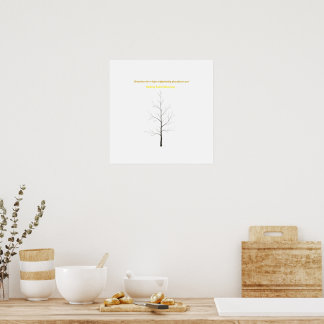 Benutzerdefinierter Familienstammbaum: Elegante Mi Poster