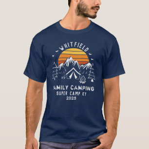 Benutzerdefinierter Familienurlaub Matching Campin T-Shirt