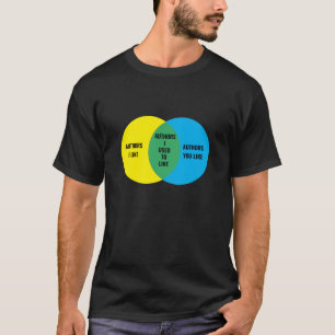 Benutzerdefinierter Farb-/Text-Elitist Bibliophile T-Shirt