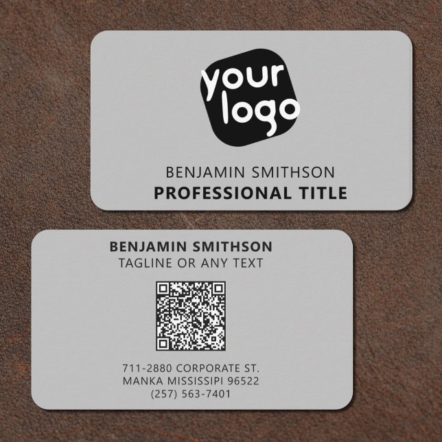 Benutzerdefinierter Farbname Logo hier Logo hinzuf Visitenkarte (Von Creator hochgeladen)