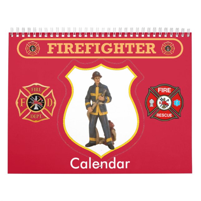 Benutzerdefinierter Firefighter-Kalender Kalender (Titelbild)