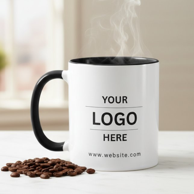 Benutzerdefinierter Firmenlogo-Branded-Kaffeebeche Tasse (Von Creator hochgeladen)