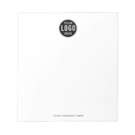 Benutzerdefinierter Firmenlogo Firmenname Notizblock