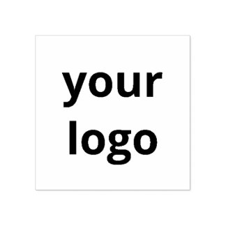 Benutzerdefinierter Firmenlogo-Stempel Quadratisch Gummistempel
