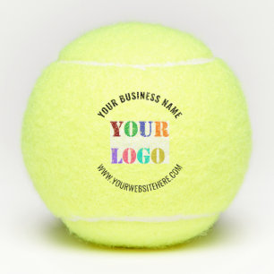 Benutzerdefinierter Firmenlogo-Text Personalisiert Tennisbälle