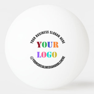 Benutzerdefinierter Firmenlogo-Text Ping-Pong-Ball Tischtennisball