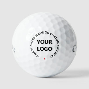 Benutzerdefinierter Firmenschriftzug Text Firmenst Golfball