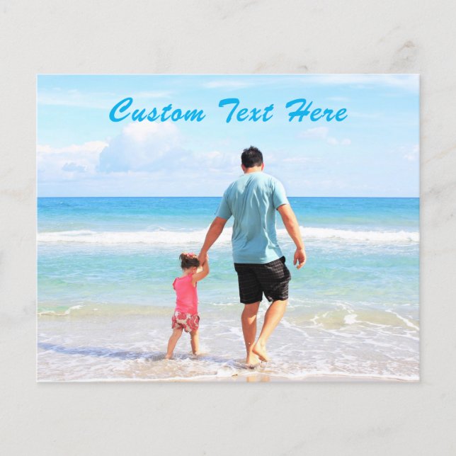 Benutzerdefinierter Flyer für das Foto mit Textnam (Vorne)