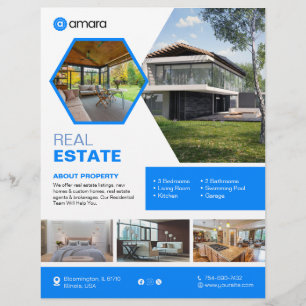 Benutzerdefinierter Flyer für Real-Anwesen-Eigensc