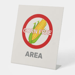 Benutzerdefinierter Food-Allergie-Warnhinweis für  Sockelschild