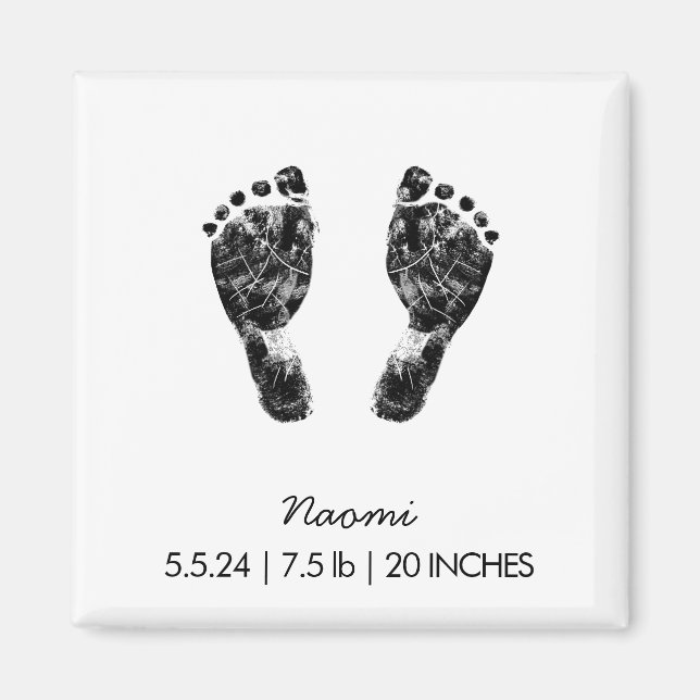 Benutzerdefinierter Footprint | Hochladen des Baby Magnet (Vorne)