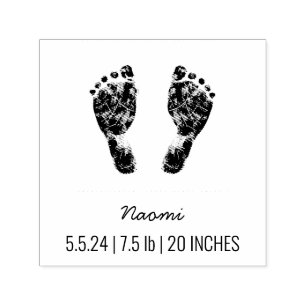 Benutzerdefinierter Footprint Hochladen des Baby Permastempel