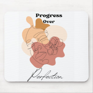 Benutzerdefinierter Fortschritt über Perfektion Mousepad