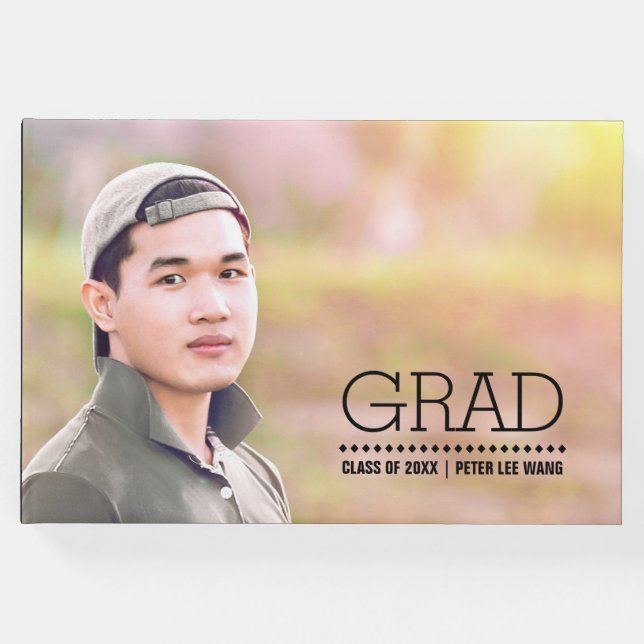 Benutzerdefinierter Foto-Abschluss Gästebuch (Vorderseite)