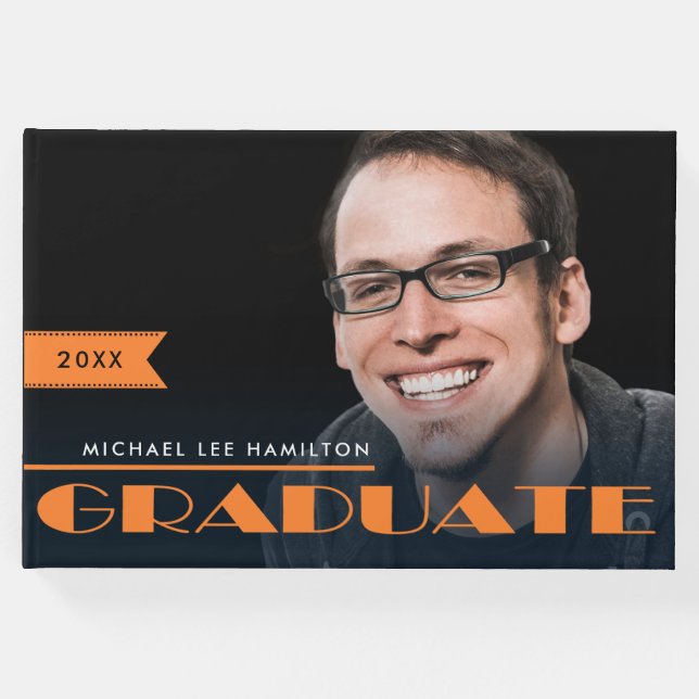 Benutzerdefinierter Foto-Abschluss Gästebuch (Vorderseite)