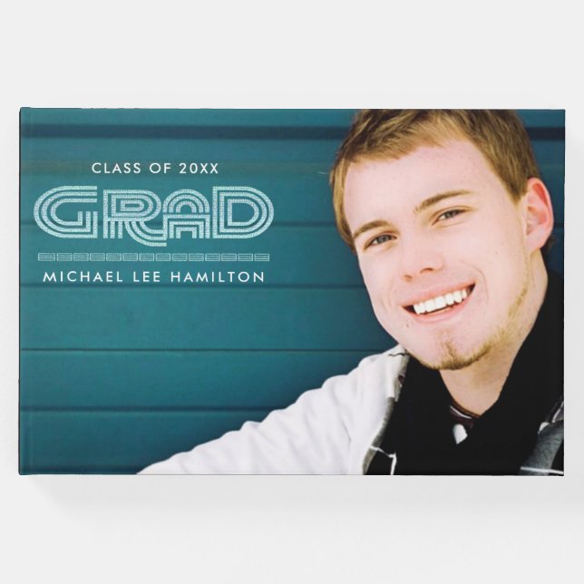 Benutzerdefinierter Foto-Abschluss Gästebuch (Vorderseite)