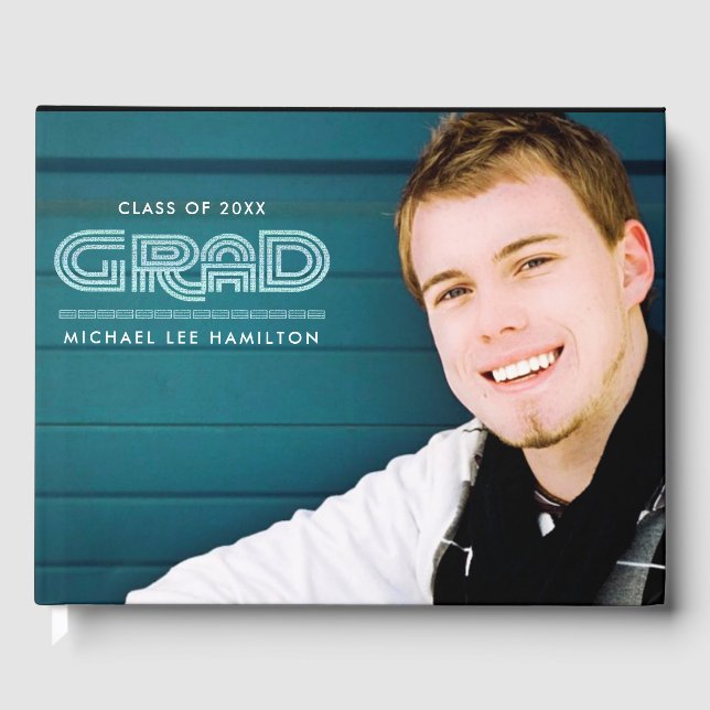 Benutzerdefinierter Foto-Abschluss Gästebuch (Vorderseite)