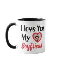 Benutzerdefinierter Foto-Becher "Ich liebe dich, m