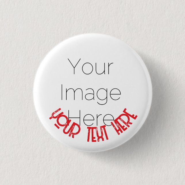 Benutzerdefinierter Foto-Button-Anstecker – Person Button (Vorderseite)