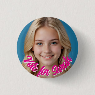 Benutzerdefinierter Foto-Button-Anstecker – Person Button