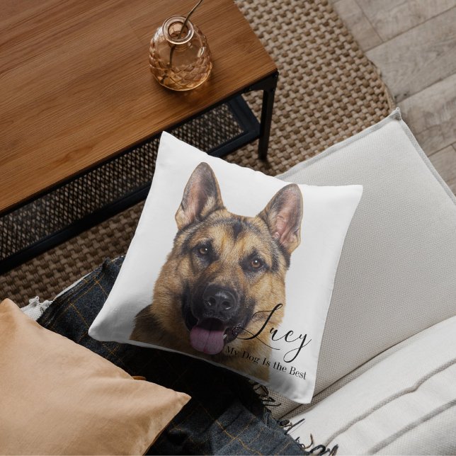 Benutzerdefinierter Foto Deutsche Schäferhund Pers Kissen (Von Creator hochgeladen)