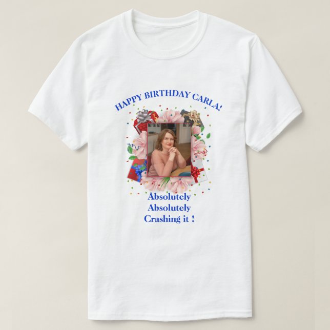 Benutzerdefinierter Foto | Erstellen Sie Ihren eig T-Shirt (Design vorne)