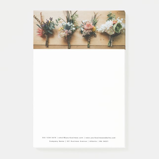 Benutzerdefinierter Foto für berufliche Unternehme Post-it Klebezettel (Vorderseite)