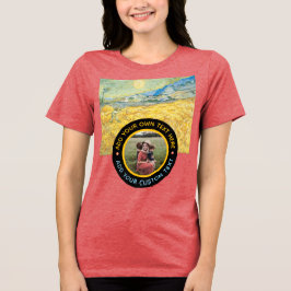 Benutzerdefinierter Foto - Geburtstagsfeiertag Tri-Blend Shirt