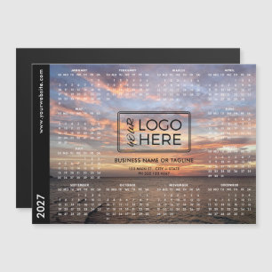 Benutzerdefinierter Foto-Geschäftslogo 2027 Magnet