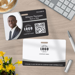 Benutzerdefinierter Foto-Logo-QR-Code Mitarbeiter  Ausweis