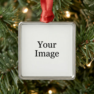 Benutzerdefinierter Foto-Metall-Weihnachtsschmuck Ornament Aus Metall
