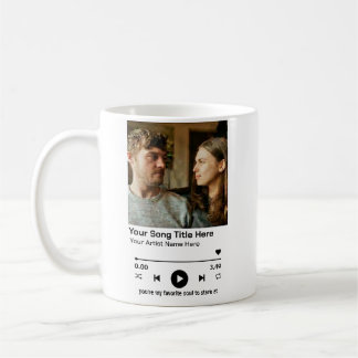 Benutzerdefinierter Foto-Musik-Player Personalisie Kaffeetasse