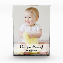 Benutzerdefinierter Foto Name I Liebe Sie Mami