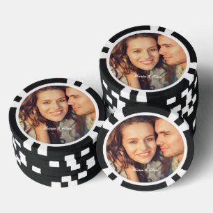 Benutzerdefinierter Foto-Name Pokerchips